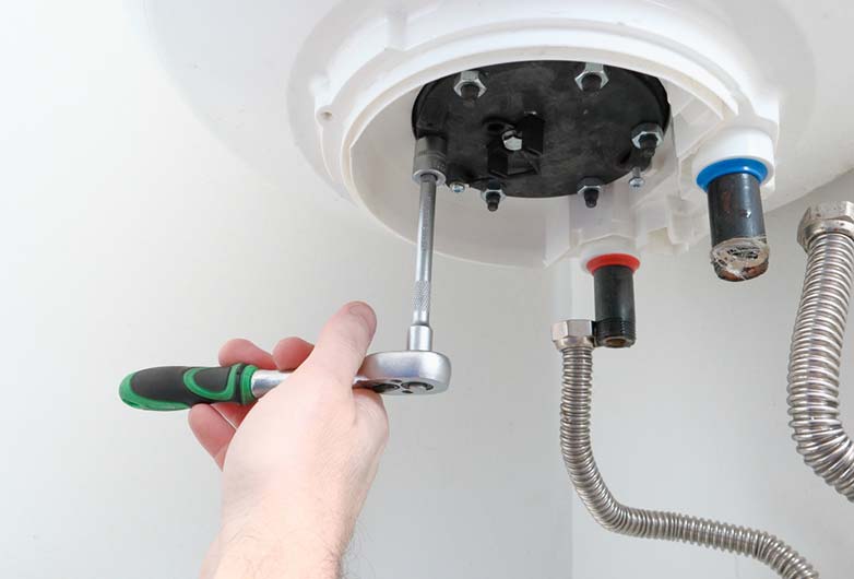 Plumber Fixing Water Heater Cookeville, TN