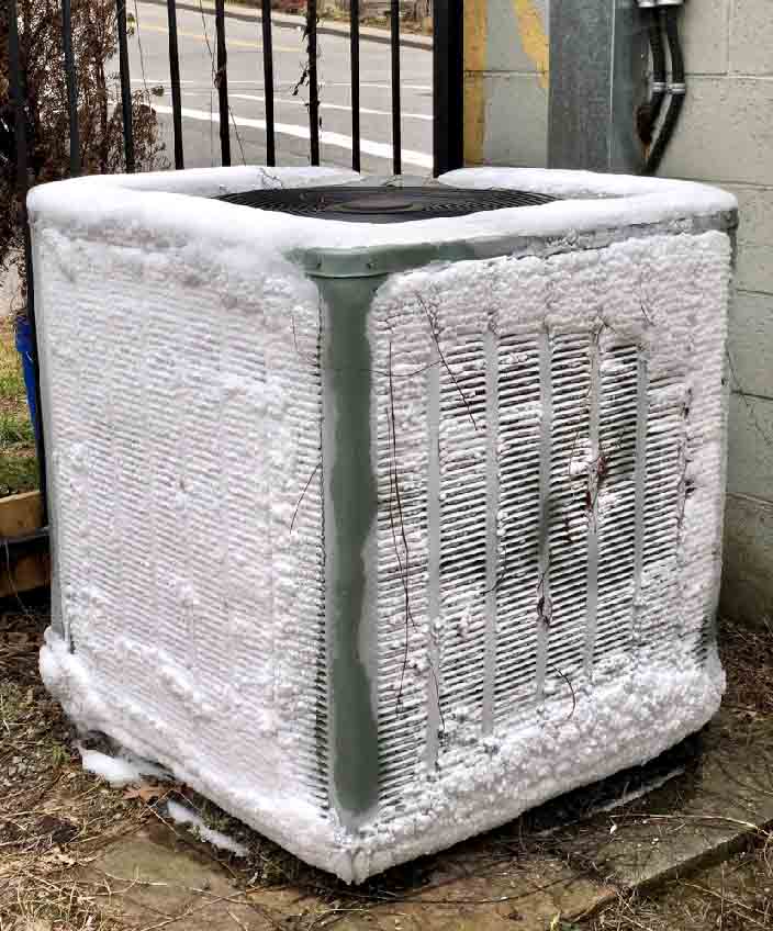 Frozen AC coils Frozen AC coils