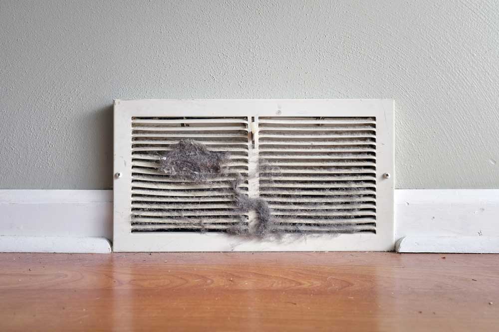 Dirty air duct Dirty air duct